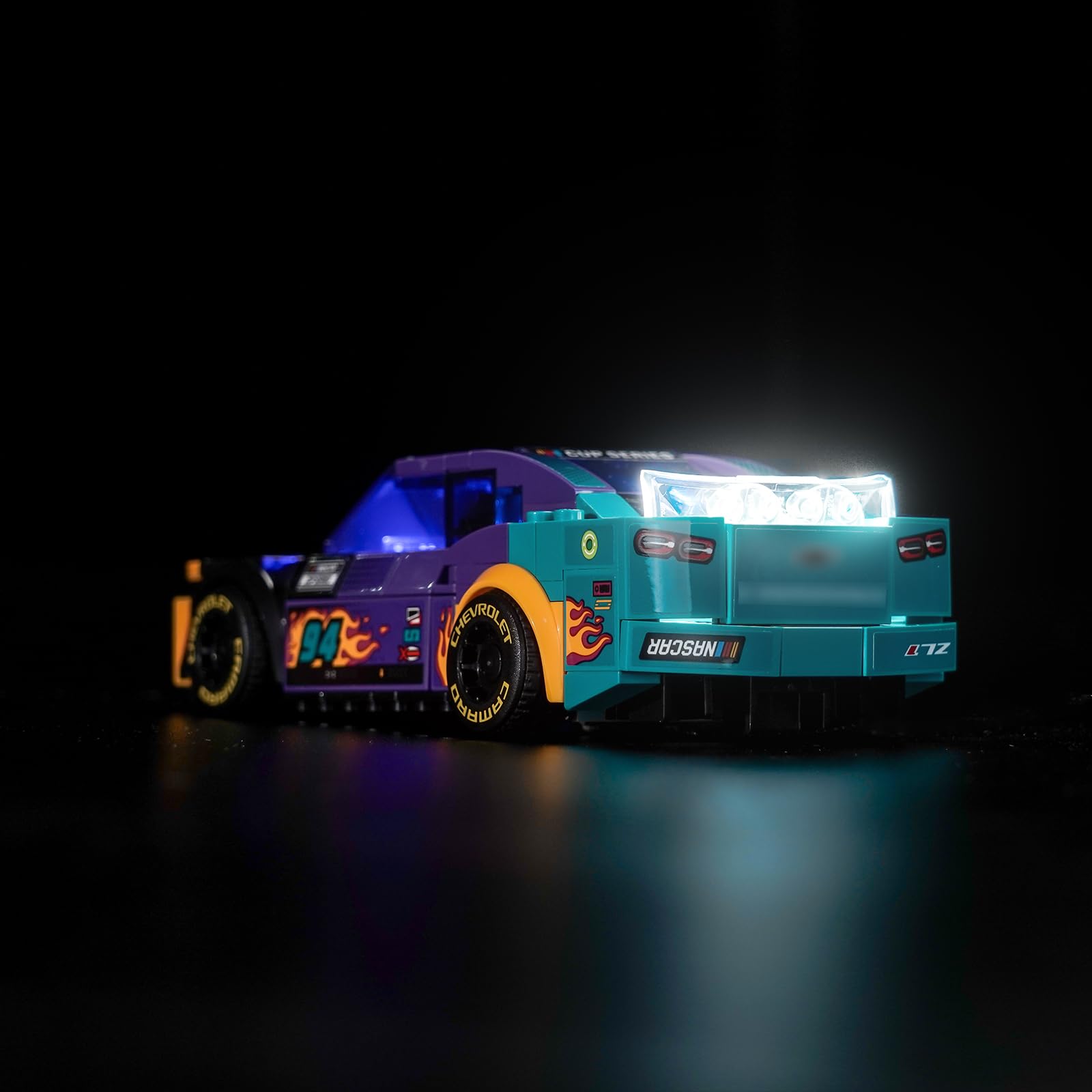 Led Light Set Compatible with Lego NASCAR Next Gen Chevrolet Camaro ZL1 (No Model) - Image 4