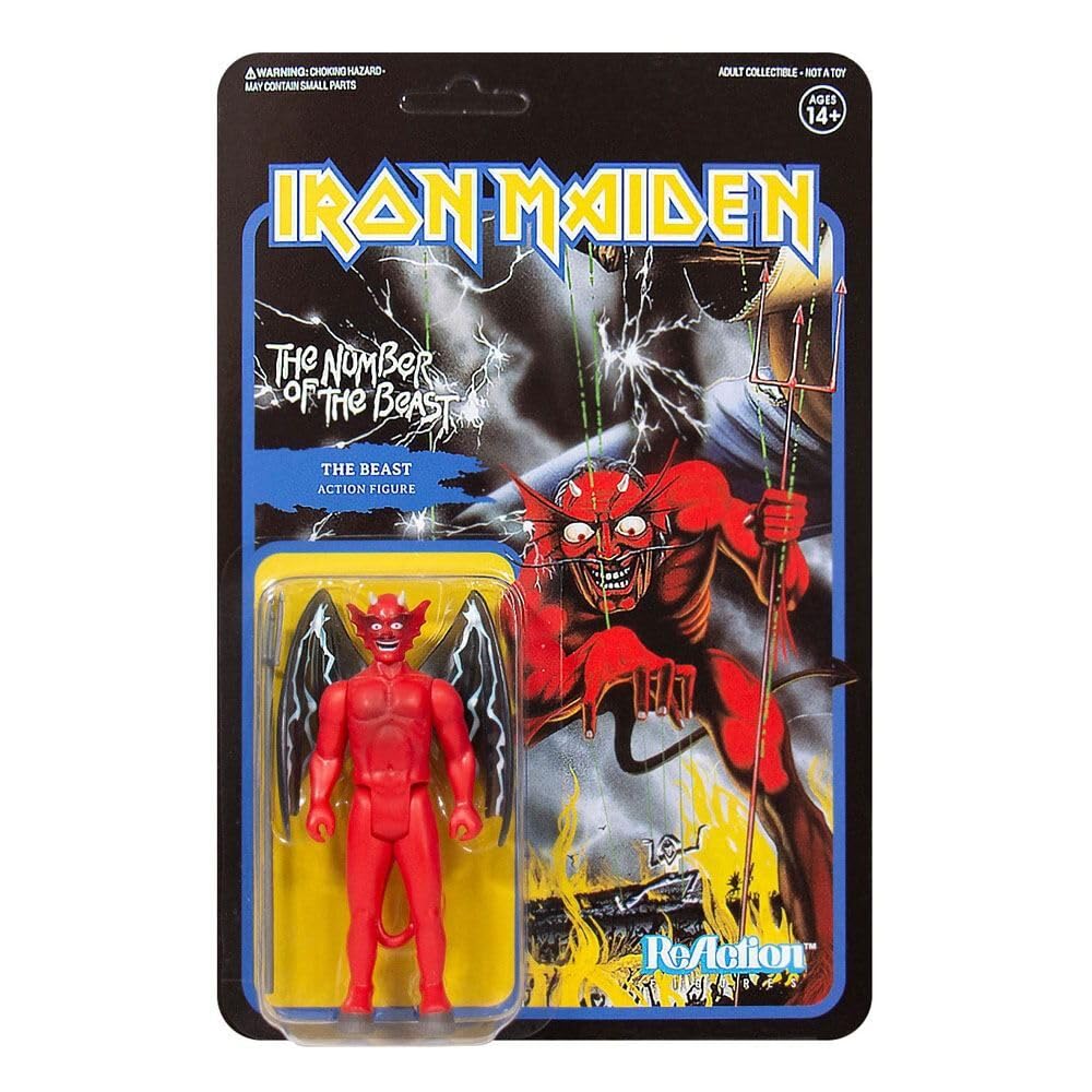 Amazon.com: Super7 Iron Maiden: Number of The Beast Eddie