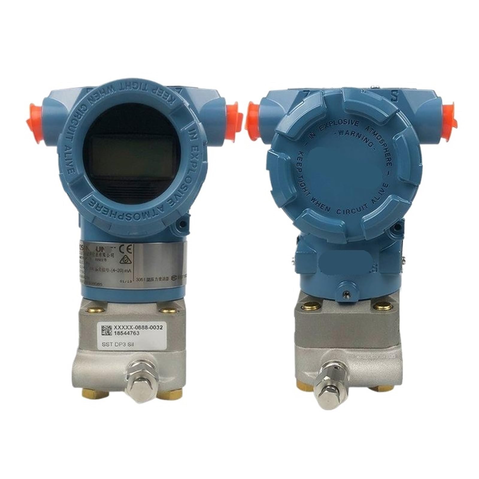1PCS Transmitters 1-5 Volt 10.5-36V. 4-20Ma Differential 3051 Pressure Transmitter
