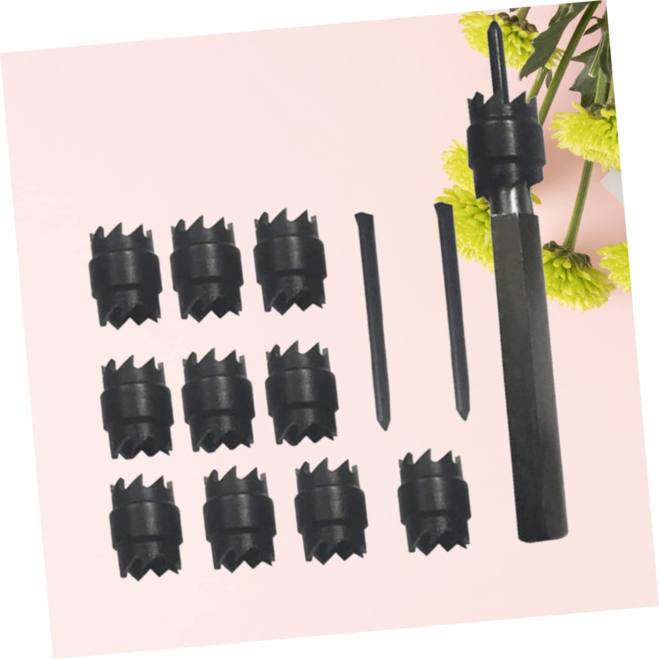 Set Punte Trapano Saldatura Punti 13 Pezzi in Acciaio Inox Nero