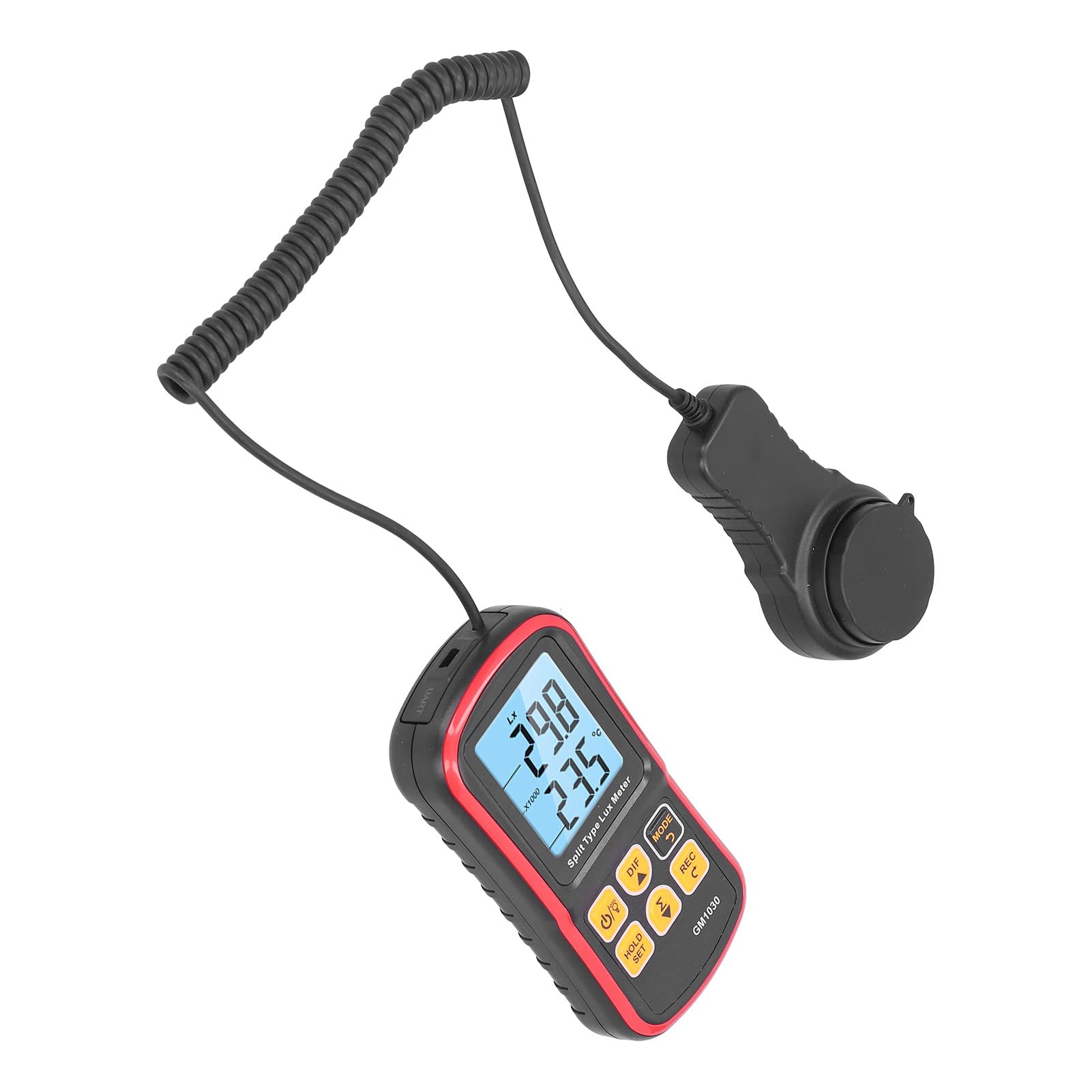 Handheld Multi‑Function Illuminance Meter for Quick Measurements, Lightweight Luxmeter for Outdoor Activities - BENETECH Digital Luminance Meter for Hiking Enthusiasts
