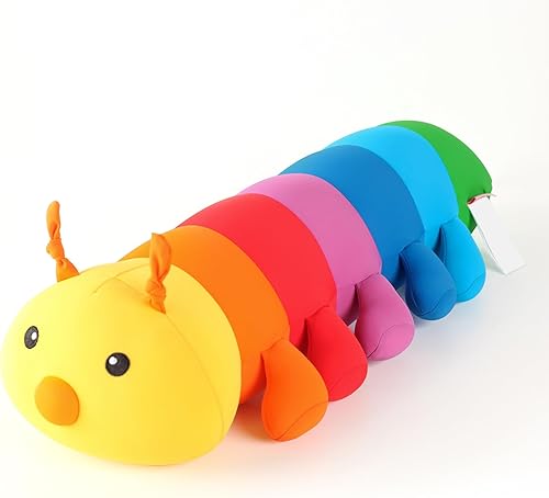 Juguete de peluche de dinosaurio, relleno de partículas de espuma de 18 pulgadas, juguetes de peluche de dinosaurio verde para cumpleaños y Navidad