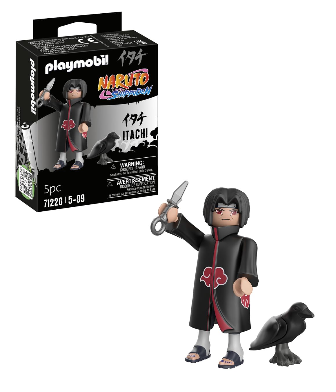 Playmobil Naruto Shippuden: Itachi Akatsuki, Multicoloured - Image 4