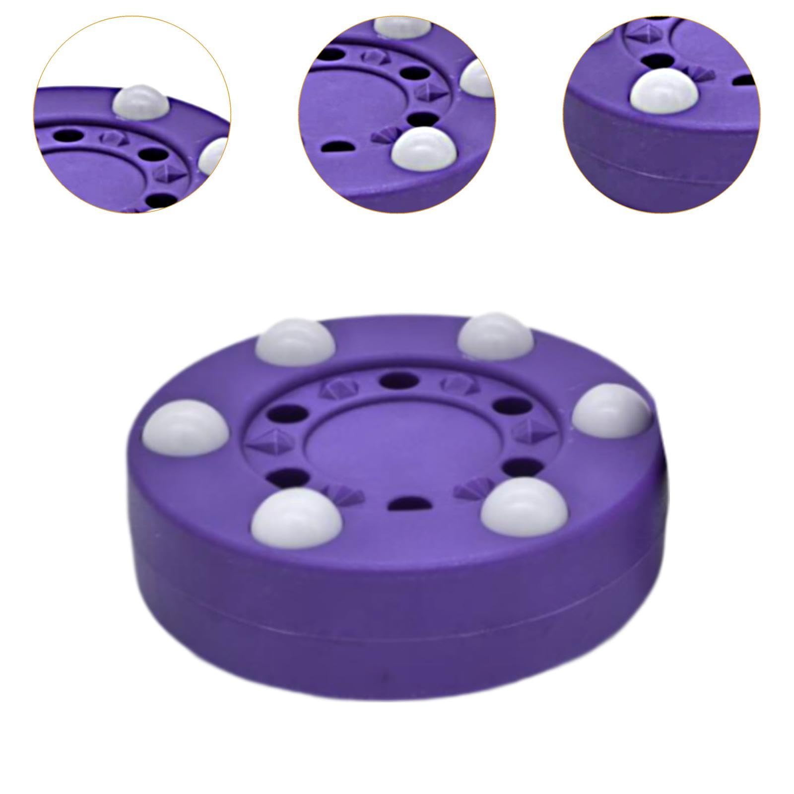 Yiju Roller Hockey Puck Ice Hockey Puck Simple to Use Equipment Training Puck Street Hockey Puck for Sports Professionals, Purple