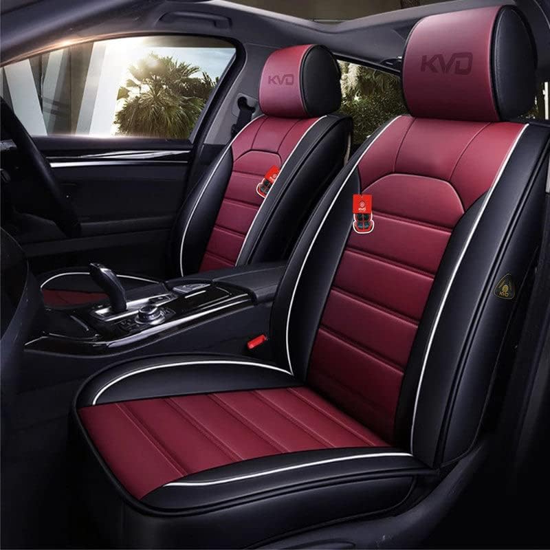 KVD AUTOZONE Heavy Nappa Leather luxurry Car Seat Cover Compatible with