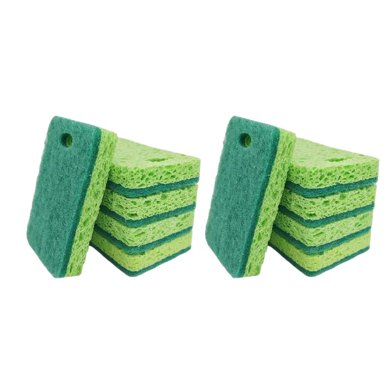 5pcs / 10pcs Absorbent Kitchen Sponge for Dishwashing Efficient Water Absorption Quick Stain Removal Duravility Sponge