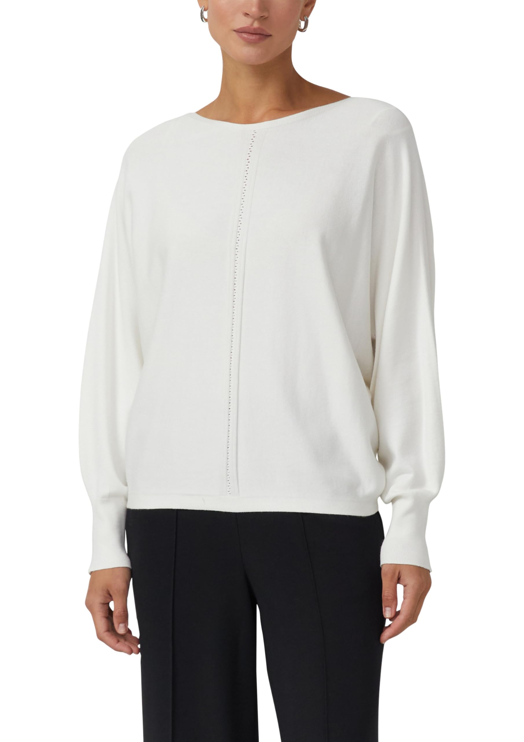 s.Oliver Feinstrick-Pullover im Relaxed Fit mit Ajour-Details