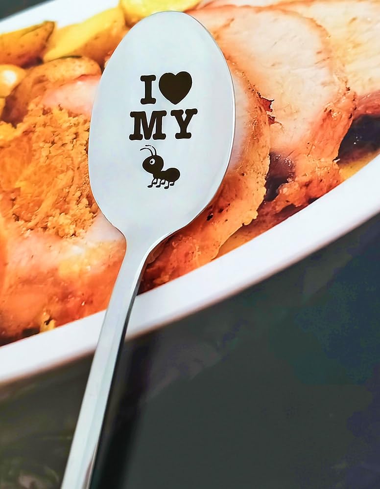 Best Aunt Auntie Gifts Spoons for Women Christmas Birthday Gift for Auntie Aunt Gifts from Niece Nephew I Love My Aunt Spoon for Aunts Aunty Mother's Day Gift for Aunt Spoons