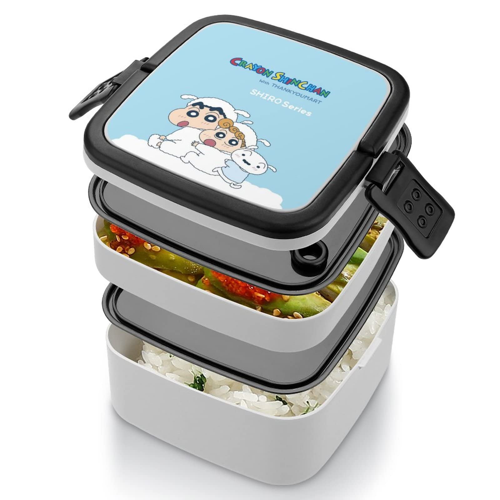 Amazon | クレヨンしんちゃん 弁当箱 ランチボックス 二段 抗菌 お弁当