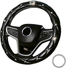 Sponsored You’re seeing this ad based on the product’s relevance to your search query.Learn more about this advertisement coofig Steering Wheel Cover Glitter Universal Steering Wheel Cover Leather Universal 38 cm / 15 Inch Rhinestone Steering Wheel Cover Breathable Steering Wheel Cover Car Accessories Interior Women