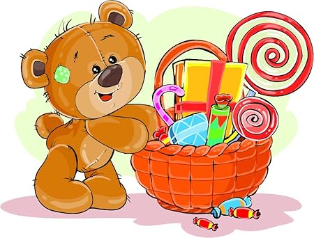 Amazon 可愛いぬいぐるみ 誕生日 熊 コミックアート アイコン ビニールステッカー 2 Wide ステッカー デカール 車 バイク