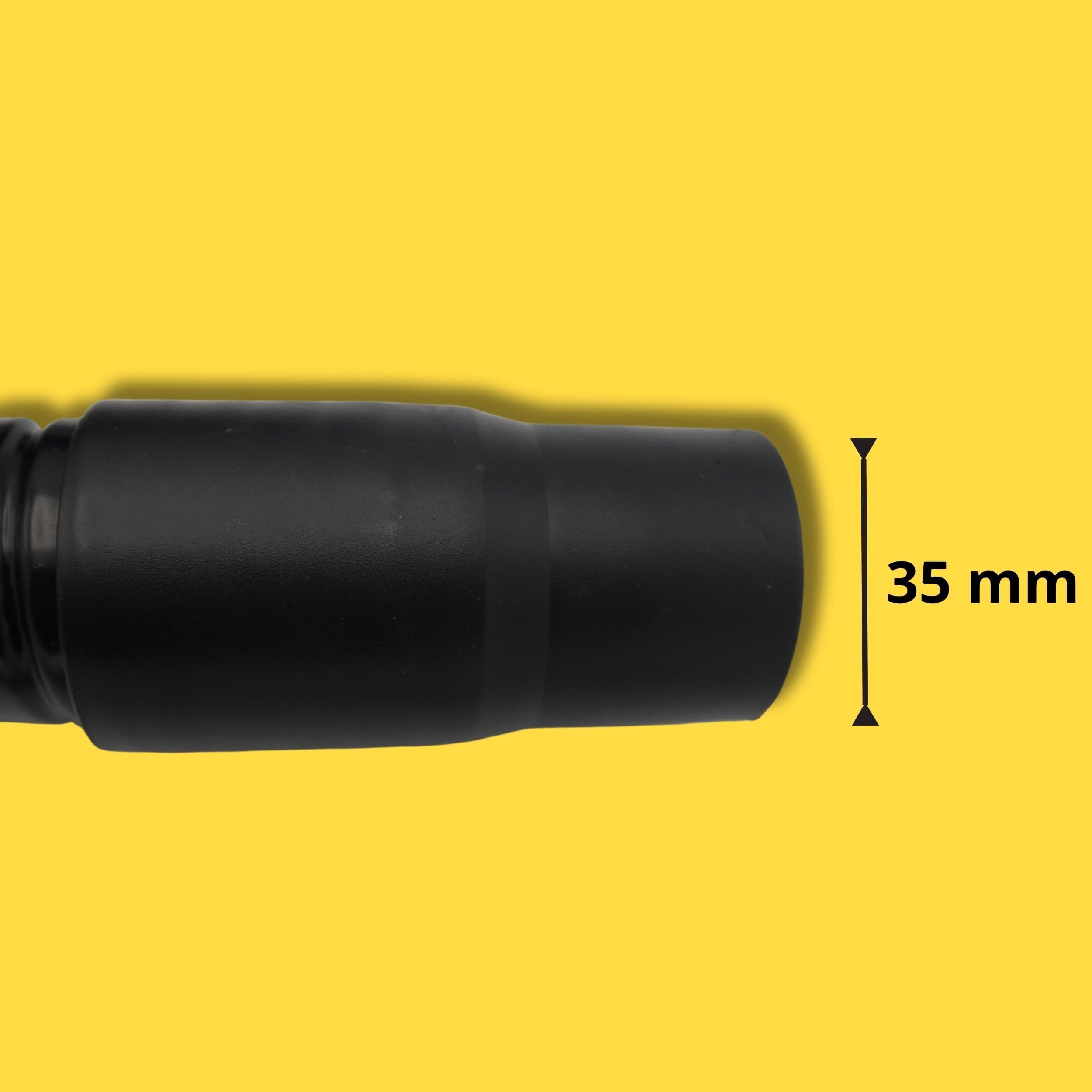 Tubo Aspiracenere Lavor da 1.5m con Bocchetta Metallica - Flessibile, Nero, per Caminetti e Stufe