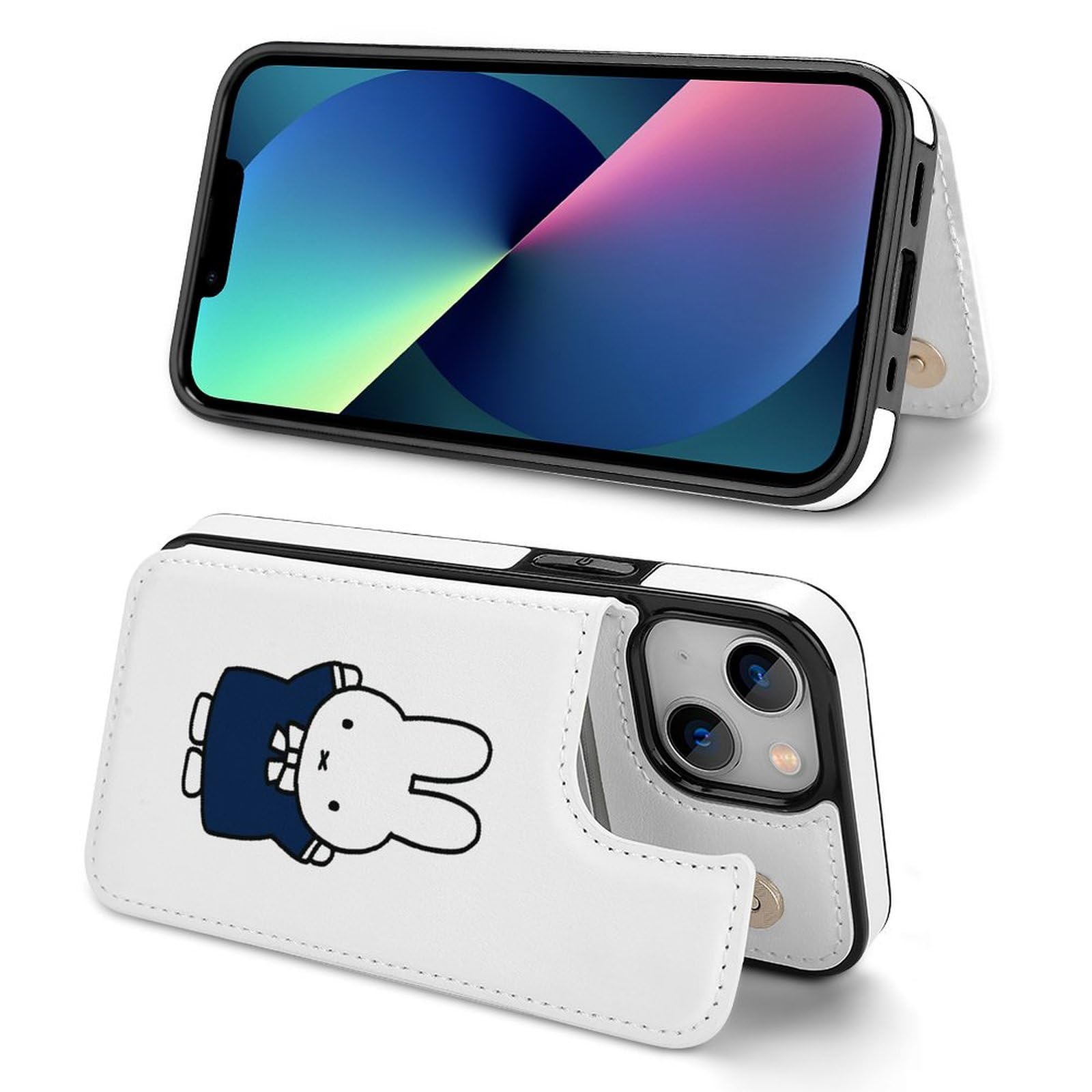 Amazon.co.jp: iPhone 13ケース 手帳型 ミッフィー iPhone 13