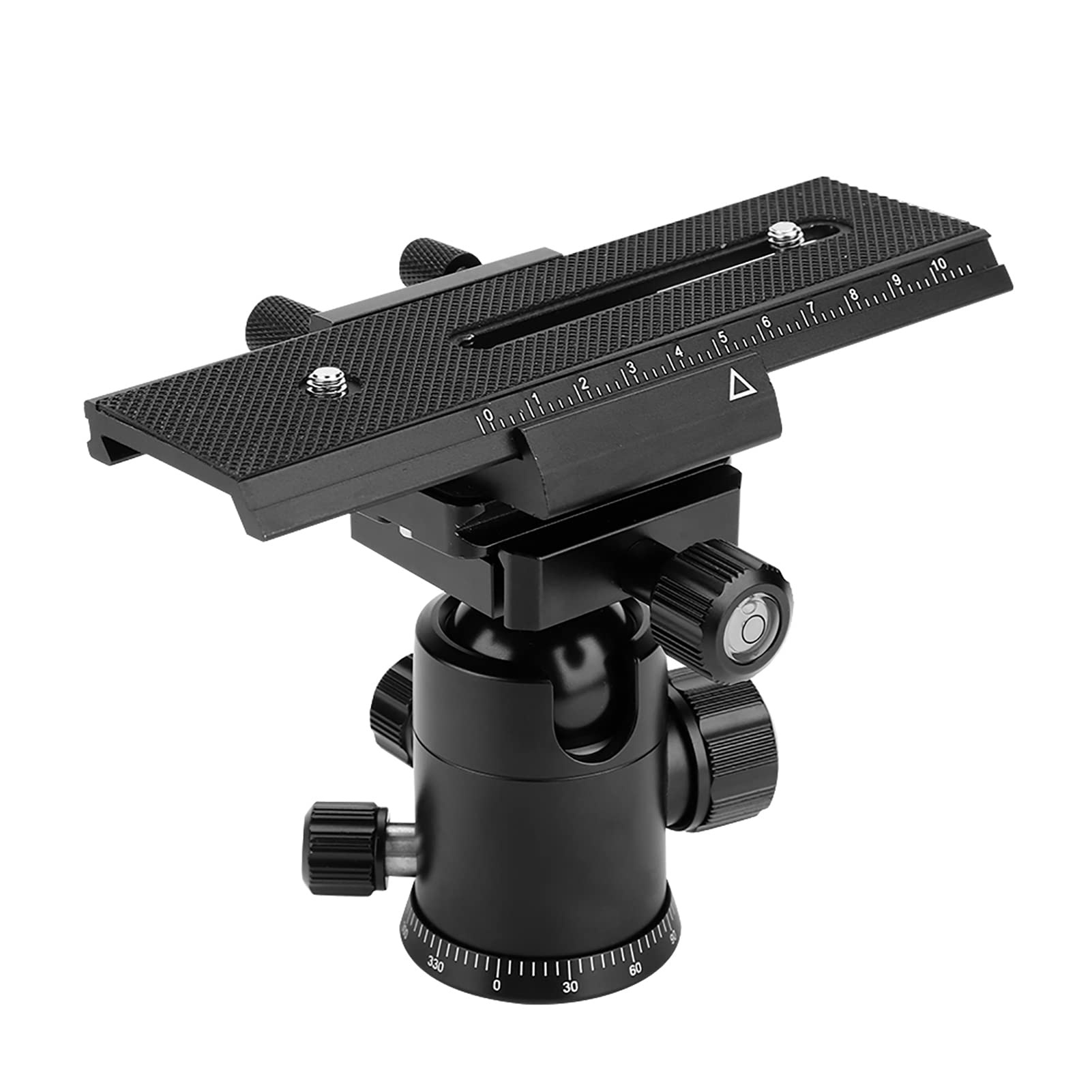 11cm Glissière sur, Curseur de Rail Mise au Point Macro à 2 Voies avec Rail pour caméra vis Montage Montage 1 4 "pour Une Prise Vue rapprochée Universelle po appareils Photo DSLR glissière Prise Vue
