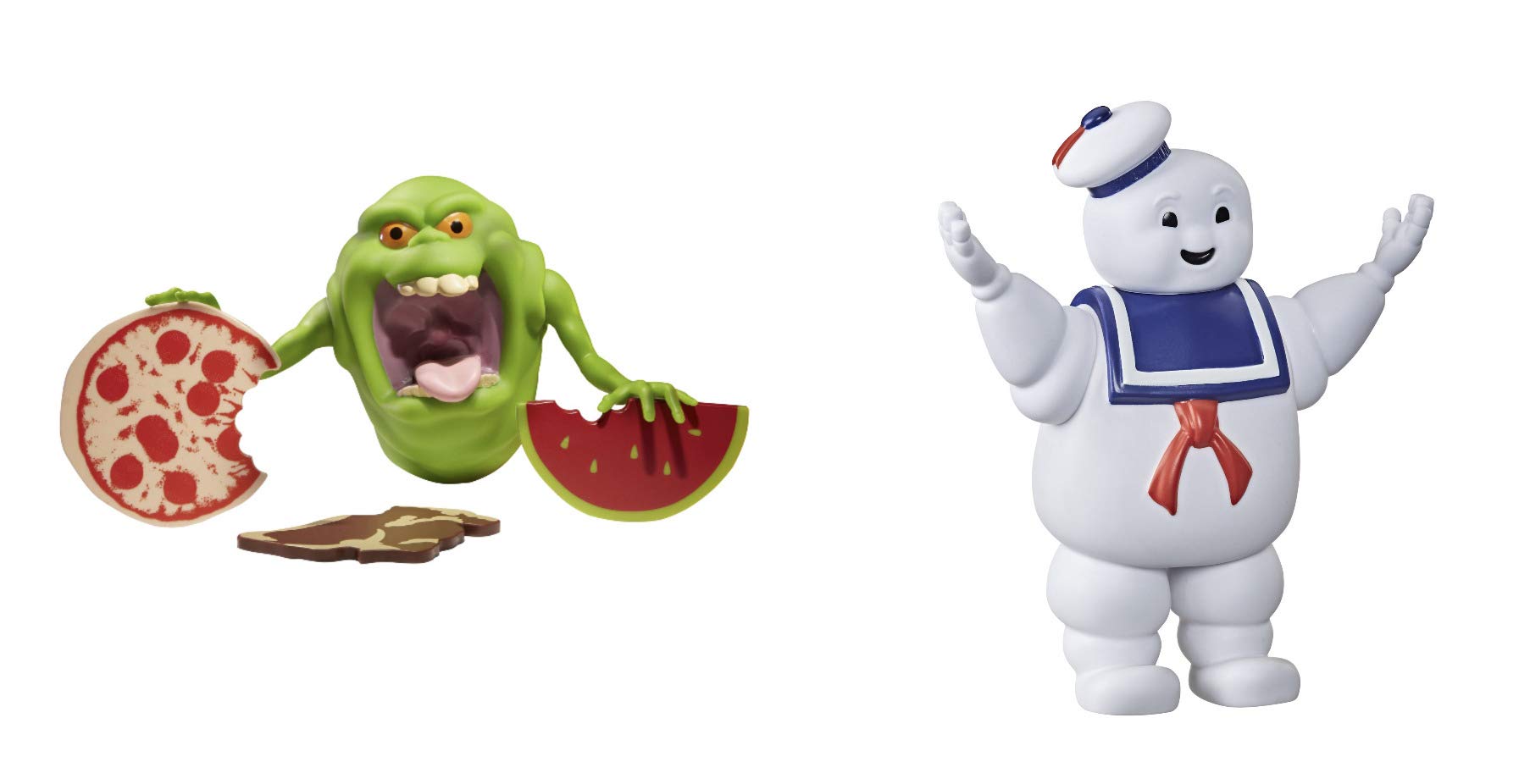 Kenner Ghost Busters Green Ghost and Marshmallow Man 2 Pack with Accessories