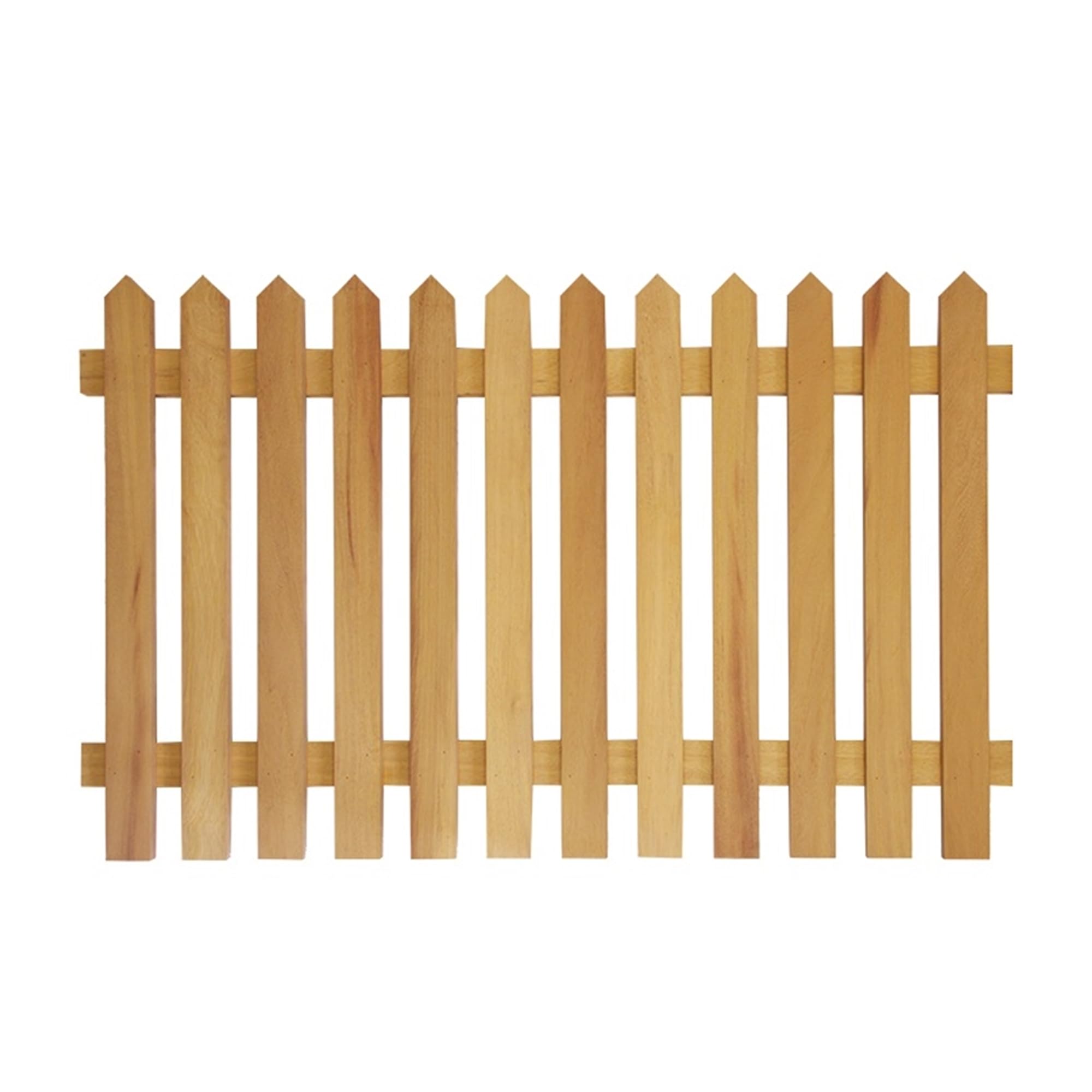 eDecks Pointed Top Picket Fence Panel for Garden - 1.8m x 1.2m - Pressure Treated Timber - Decorative Wooden Picket Fence Panel for Boundaries, Paths, Front Gardens & Outdoor Landscaping