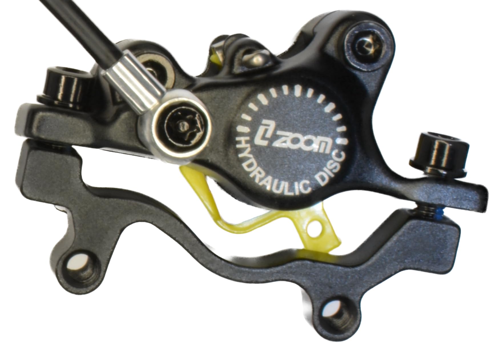 Étrier de frein hydraulique gauche avant avec câble court et adaptateur de disques, compatible avec SmartGyro, Kukirin, Cecotec, UrbanGlide, pour trottinette électrique