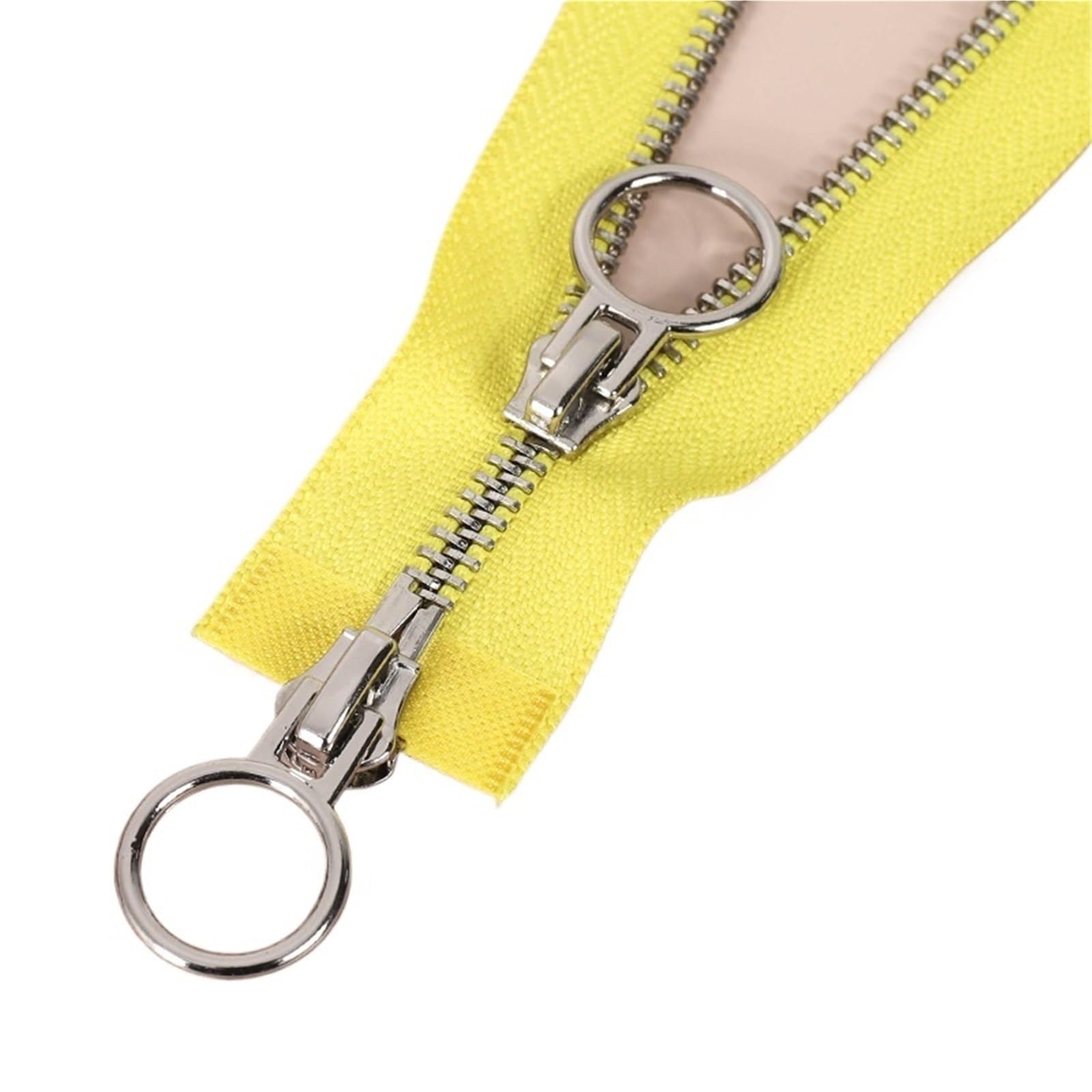 Zippers Sewing, 2-Way Separating Zipper #5 Multicolor 60-150cm(Yellow-70cm)