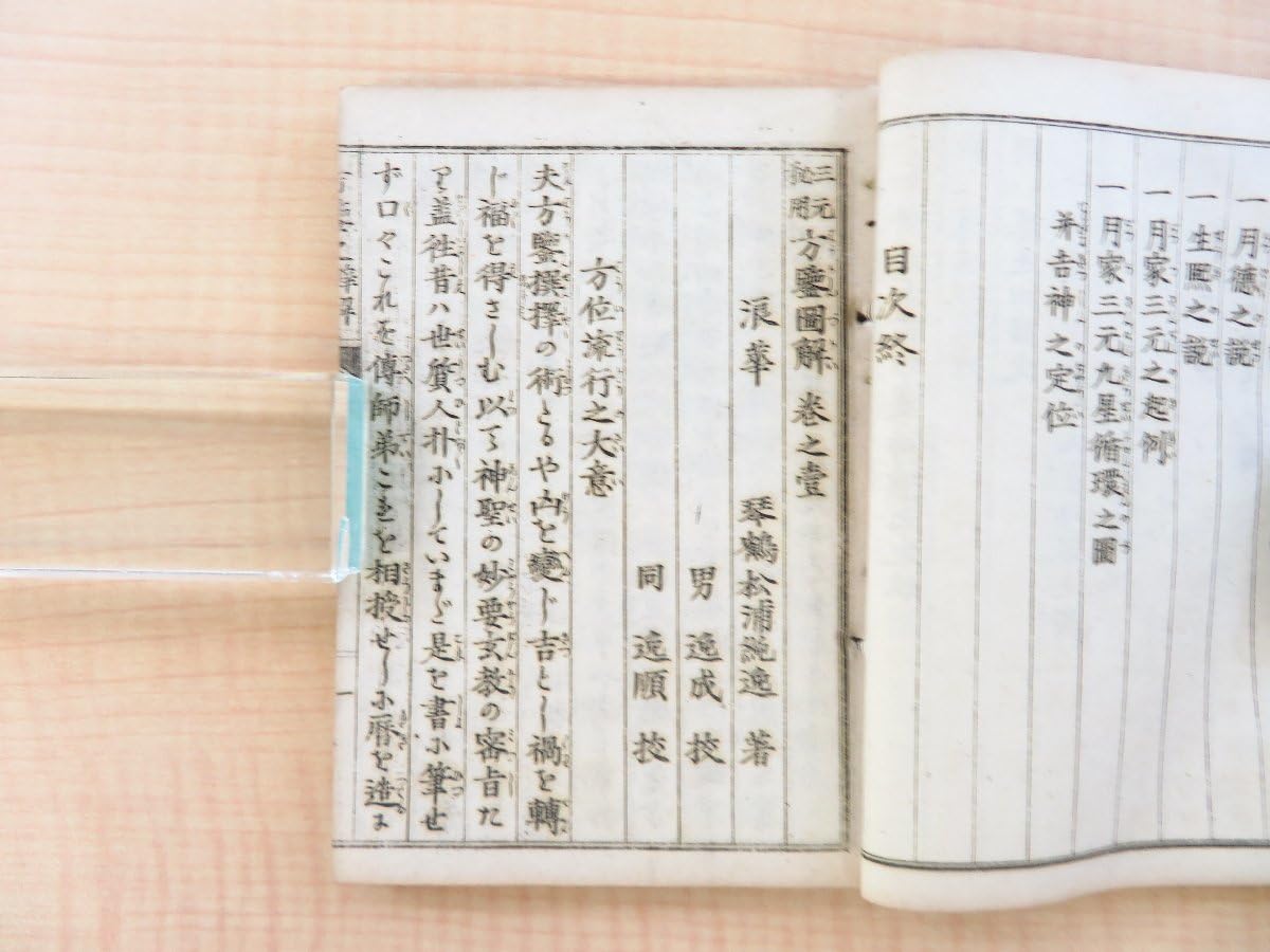 Amazon.co.jp: 松浦琴鶴『三元秘用方鑑図解』（全5巻3冊揃）明治