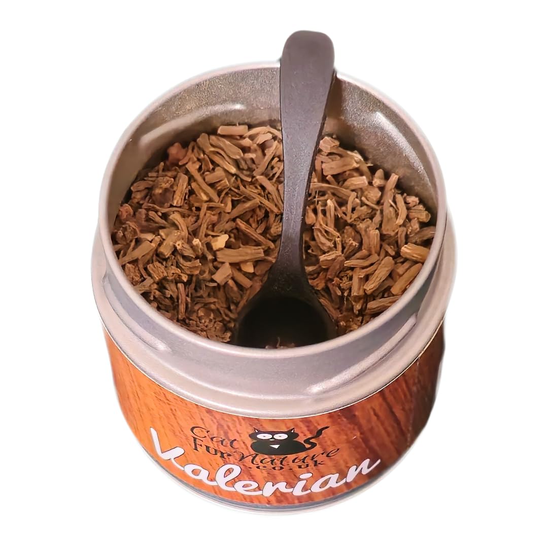 Gatto FurNature Valeriana | Polvere di radice di valeriana, alternativa naturale all'erba gatta, antistress, per gatti