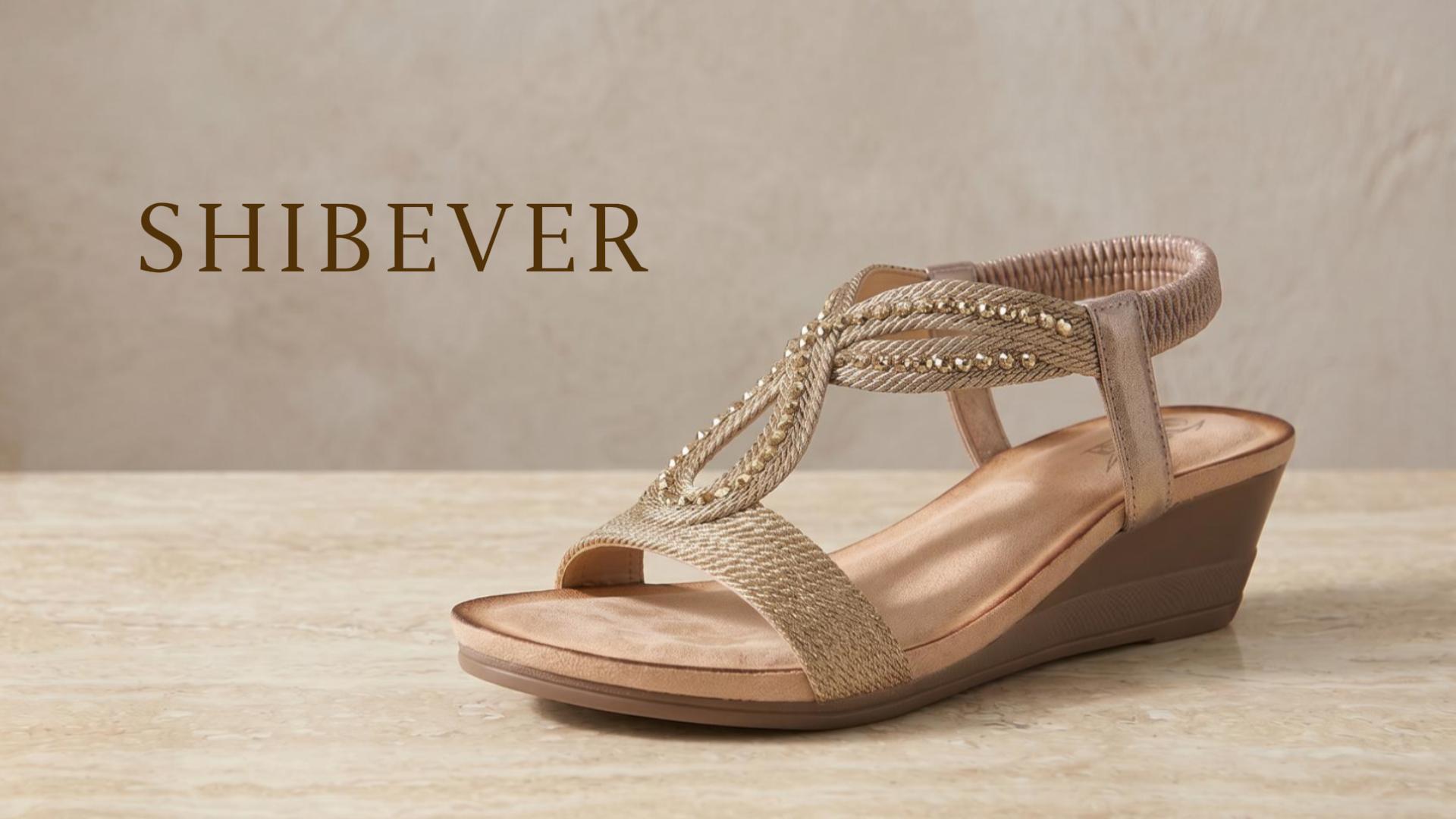 Amazon.com | SHIBEVER Wedge Sandals for Women Dressy: Comfortable