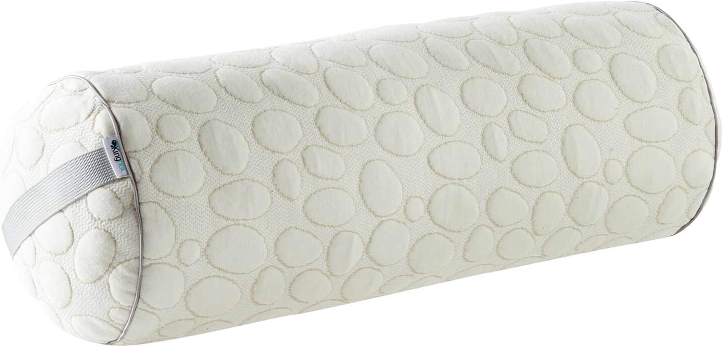 Kingnex Zipper Adjustable Under Knees Bolster Roll Pillow