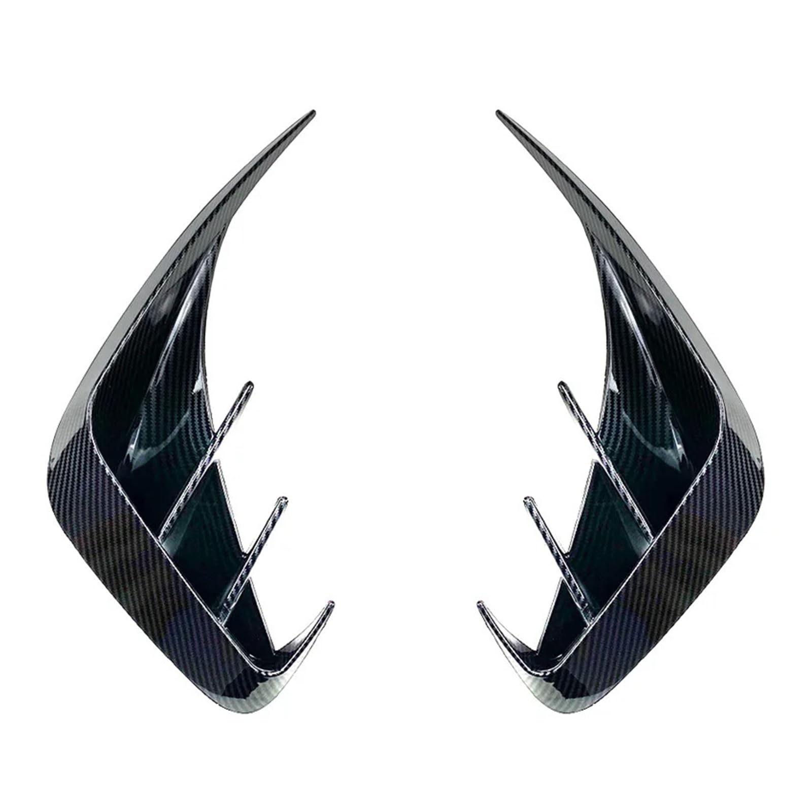 Spoiler tylnego zderzaka samochodu kompatybilny z BMW serii 3 G20 M-Sport 320e 330e 318i 320i 325i 330i 340i 2019-2022 Osłona otworu wentylacyjnego(Carbon look)