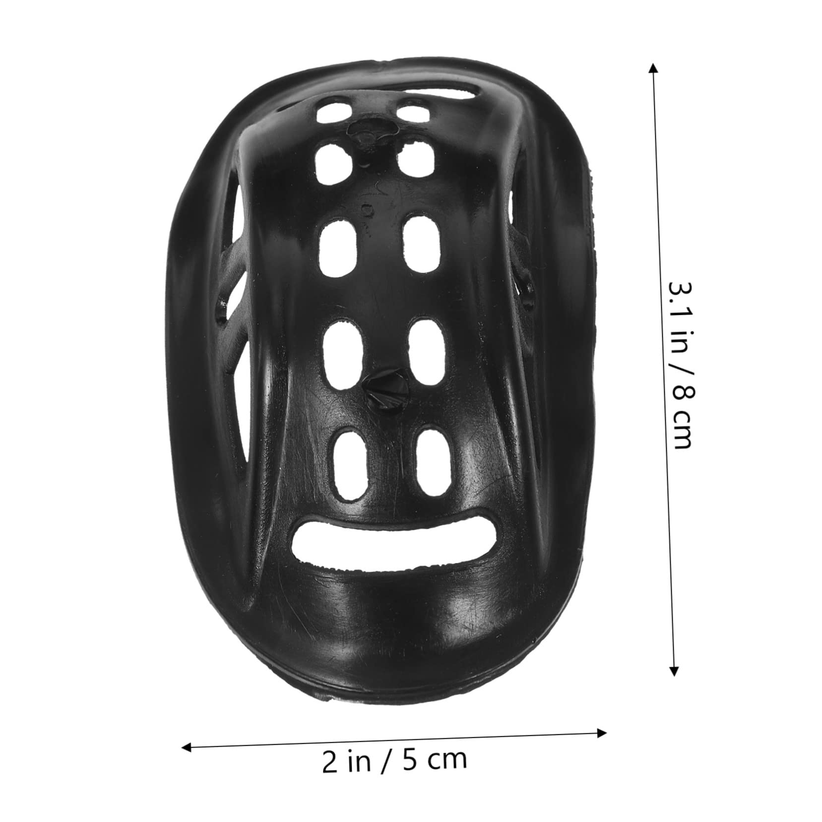FUNOMOCYA 10pcs Helmet Chin Cups Safety Hat Chin Pads Protectors Black for Helmets