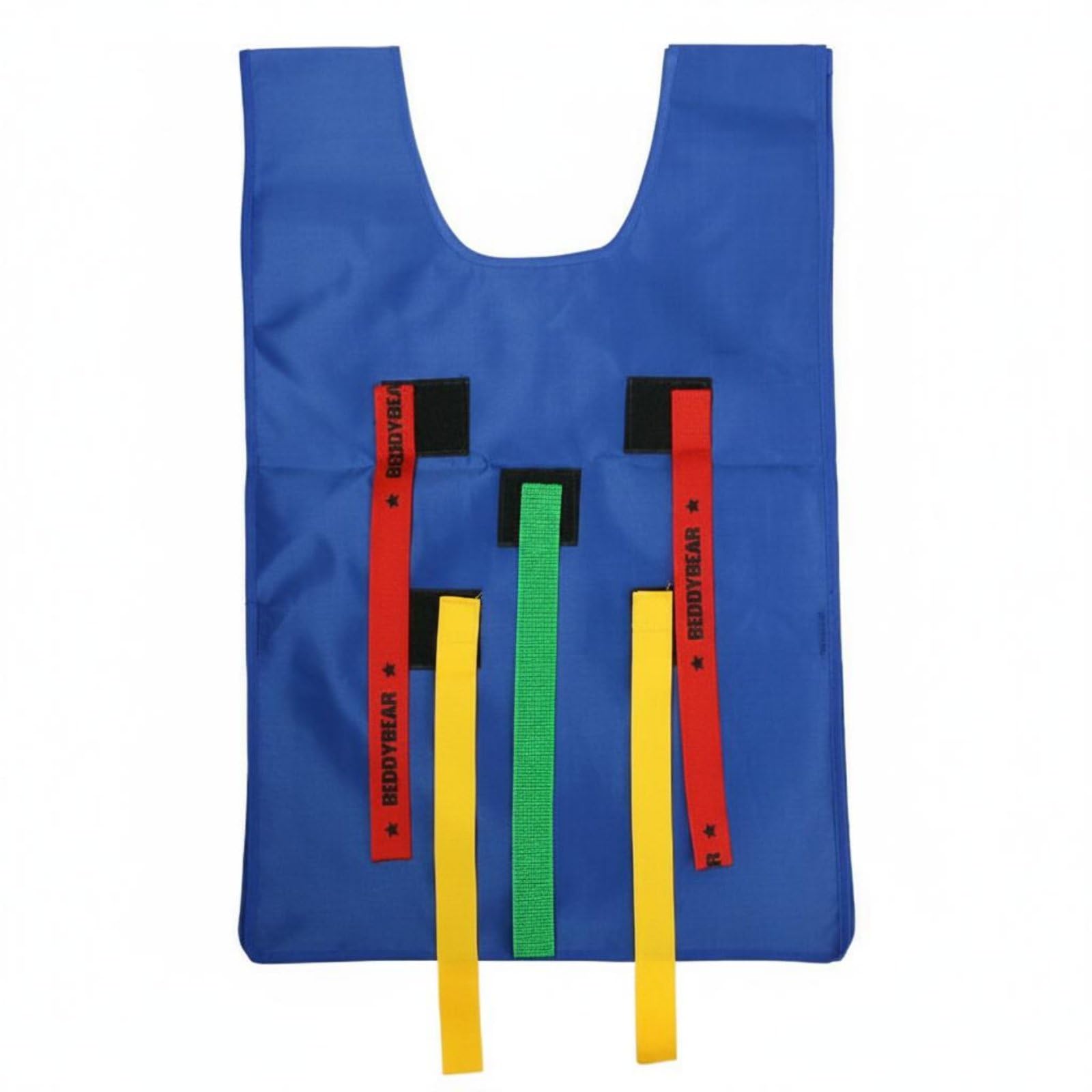 Tail Chasing Vest Active Play Sensory Training Vest Easy to Wear Kids Activity Gear for Preschoolers, Kindergarten, Outdoor, Playground, Blue, Adult|Tail Bags-image-10
