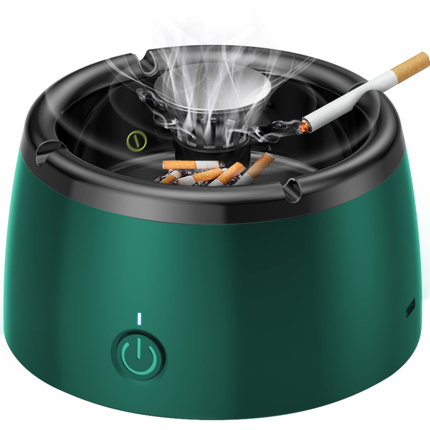 Amazon.co.jp: 灰皿 脱臭機 充電式空気清浄機 スモークレス灰皿