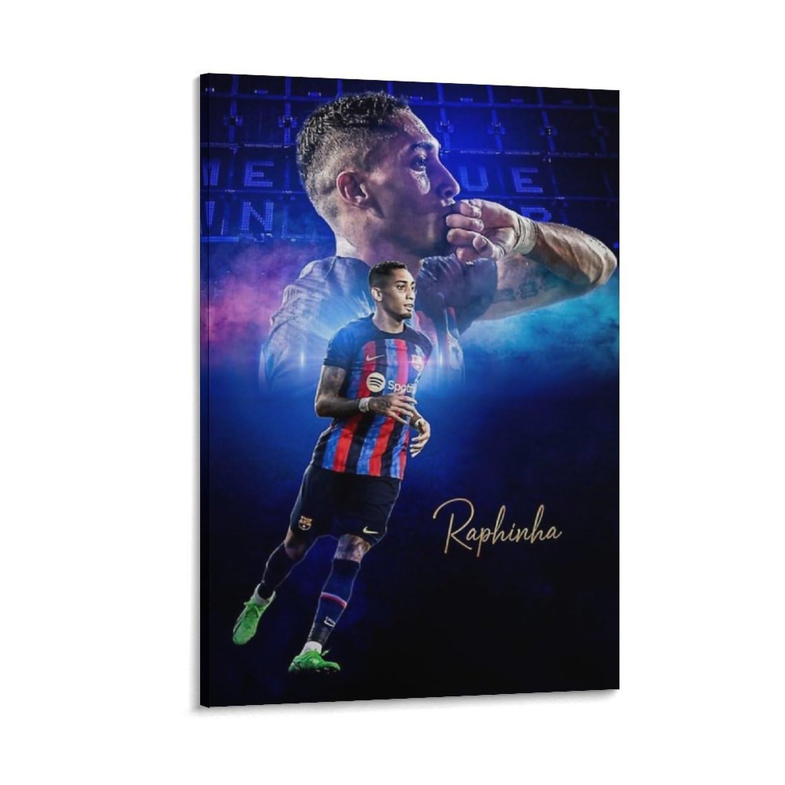 FCOIN Raphinha Canvas Poster Posters Art Print Wall Photo Paint Poster Hanging Picture Family Decor 20x30inch(50x75cm)
