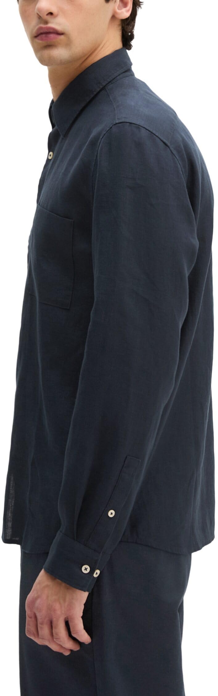 Marc O'Polo Herren M23742842318 Hemd (1er Pack)