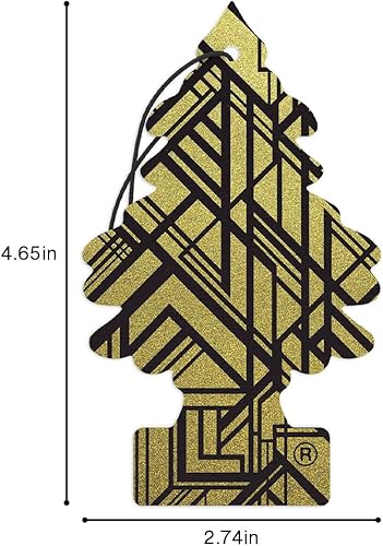 Miniatura 144 de Little Trees - Ambientador de árbol colgante que proporciona un aroma de larga duración para auto u hogar. Aroma Leather, 4 paquetes de 6
