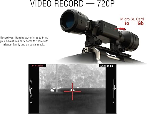 Miniatura 3 de ATN Thor LTV - Alcance térmico ultraligero de caza 4K+ 4056x3040, grabación de video 4K, One Shot Zero, 10h+ batería de alimentación