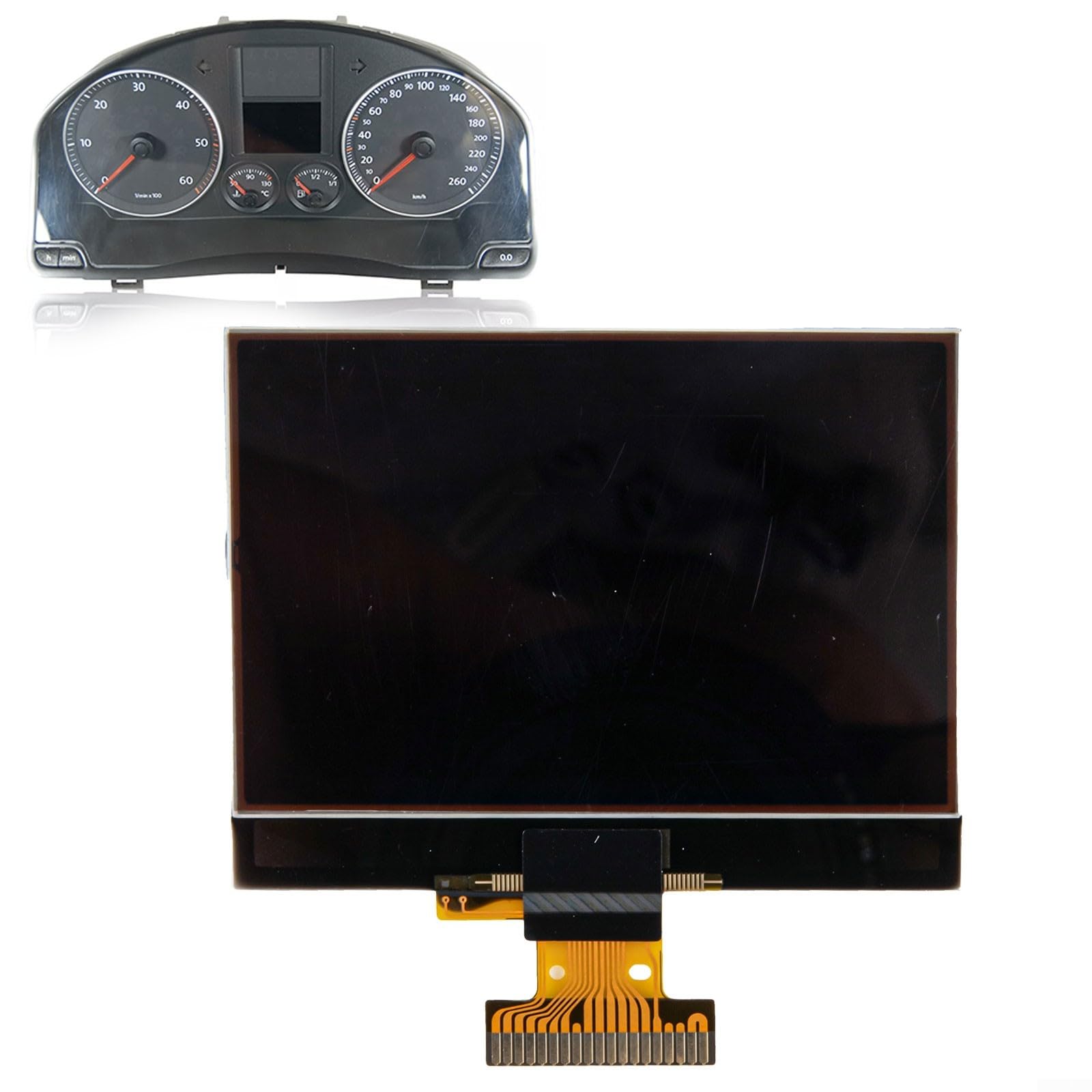Écran de tableau de bord pour Golf 5 pour Passat pour Touran pour Jetta pour Skoda 2003+, 1TD920862 - Pièce de rechange LCD