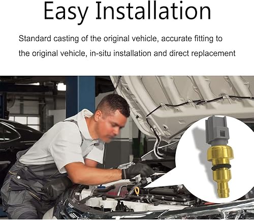 Miniatura 5 de Sensor de temperatura del refrigerante del motor, sensor de temperatura del agua XS6Z12A648BA compatible con Ford Contour Courier Ecosport Escape