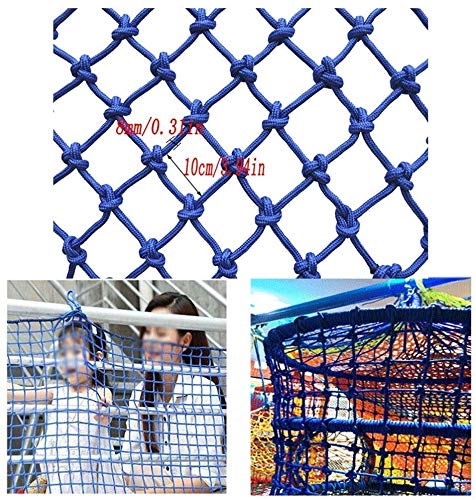 AI LI WEI Protective net decoration/Child Protective Net - Balcony Protective Net Stairs Anti-falling Net Pet Truck Net Bird Rope Net Climbing Railway Net Playground (Size : 4 * 9m)