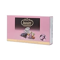 Buratti Confetti alla Mandorla Ricoperta di Cioccolato, Tenerezze Rosa