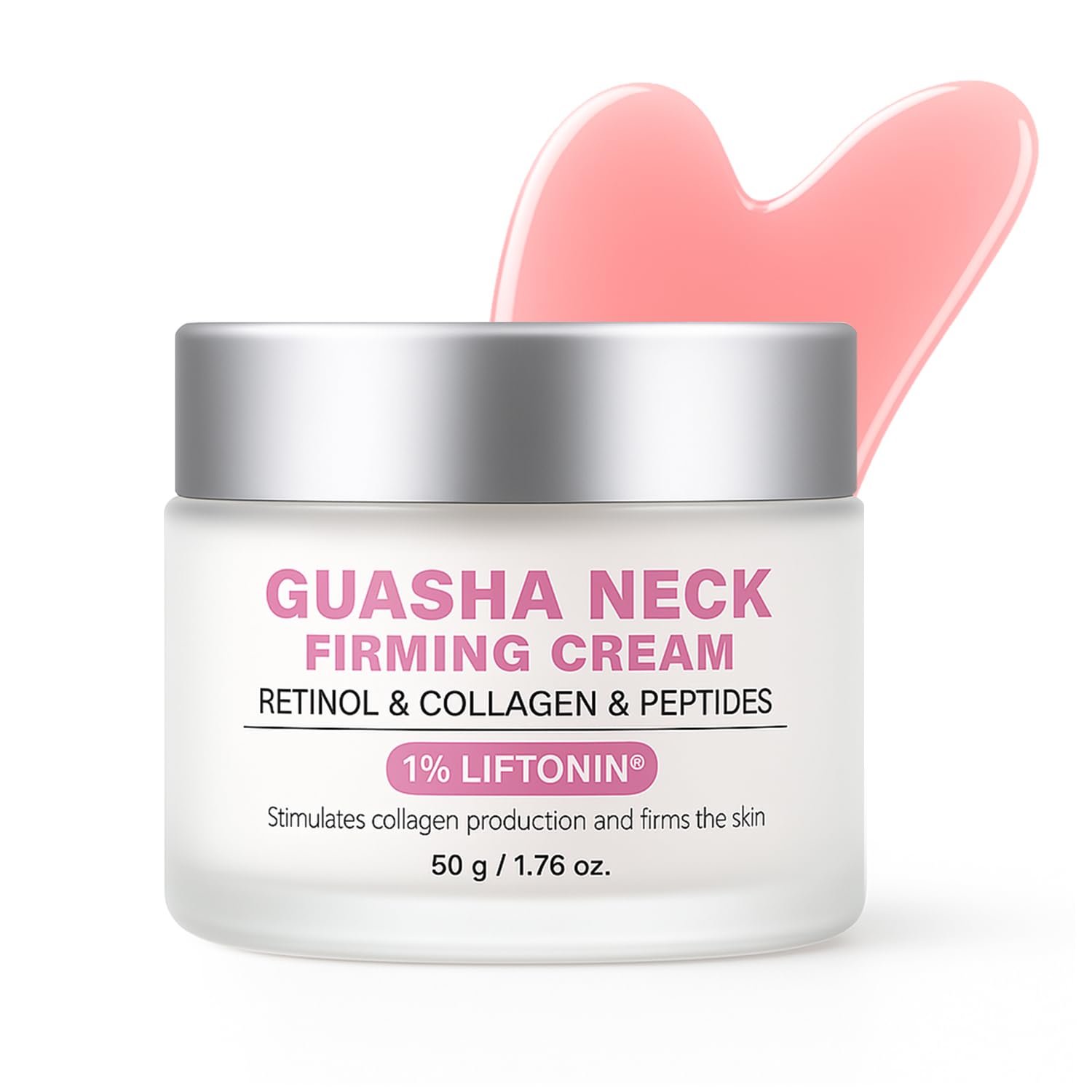 Amazon.com: Neck Firming Cream with Gua Sha Tool, Neck Tightening