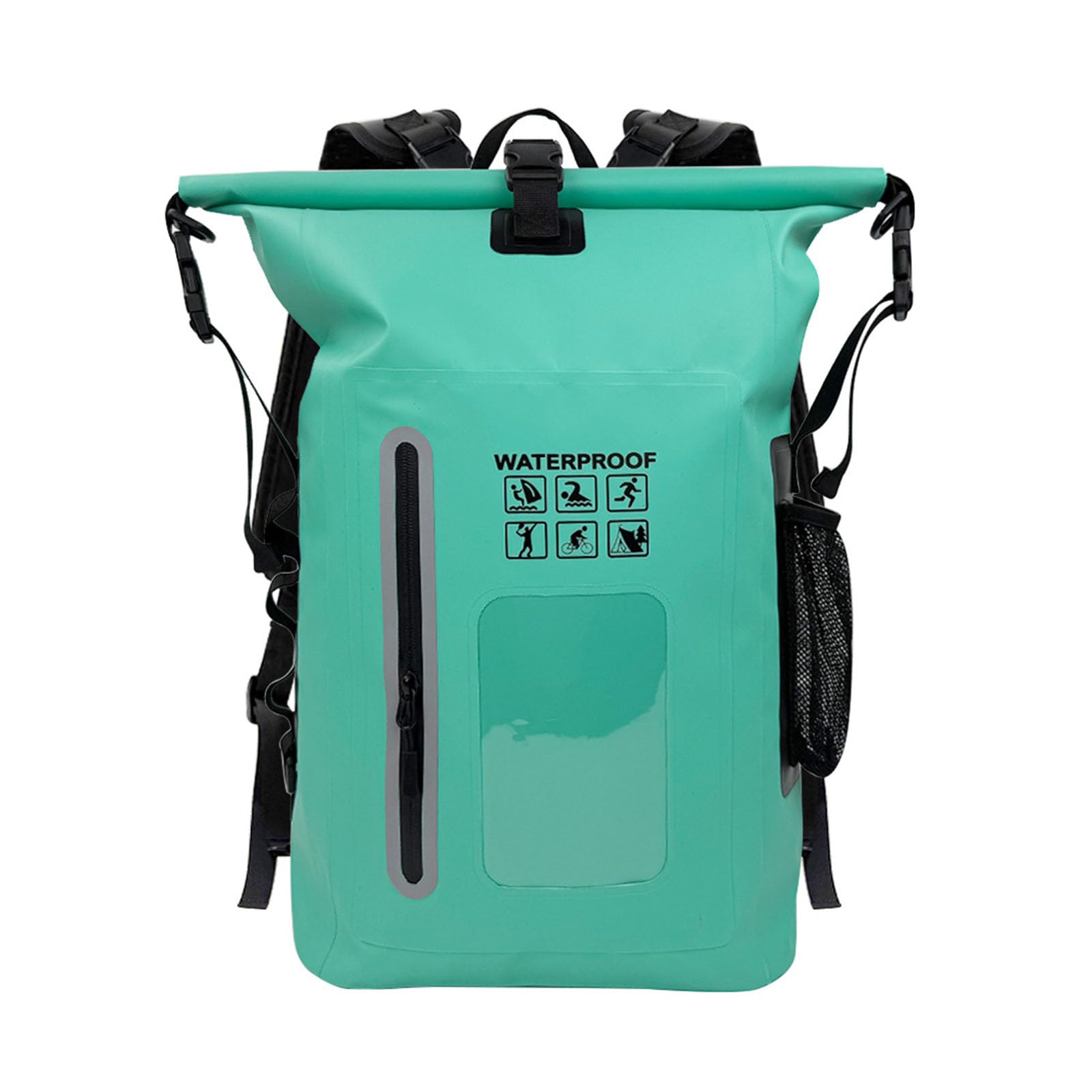 Dry Bags wodoodporny plecak 25 l dla mężczyzn i kobiet, wytrzymały, amortyzowany plecak turystyczny do pływania kajakiem, pływania łodzią, wiosłowania, wędkowania