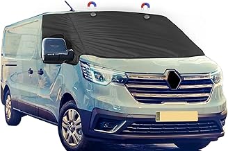 Housse De Pare-Brise Thermique Externe, Protection Pare Brise Camping Car, Trafic 3, Tissu 600D Oxford, Anti-UV. Trafic 2, Brise-Soleil Portables Occultants