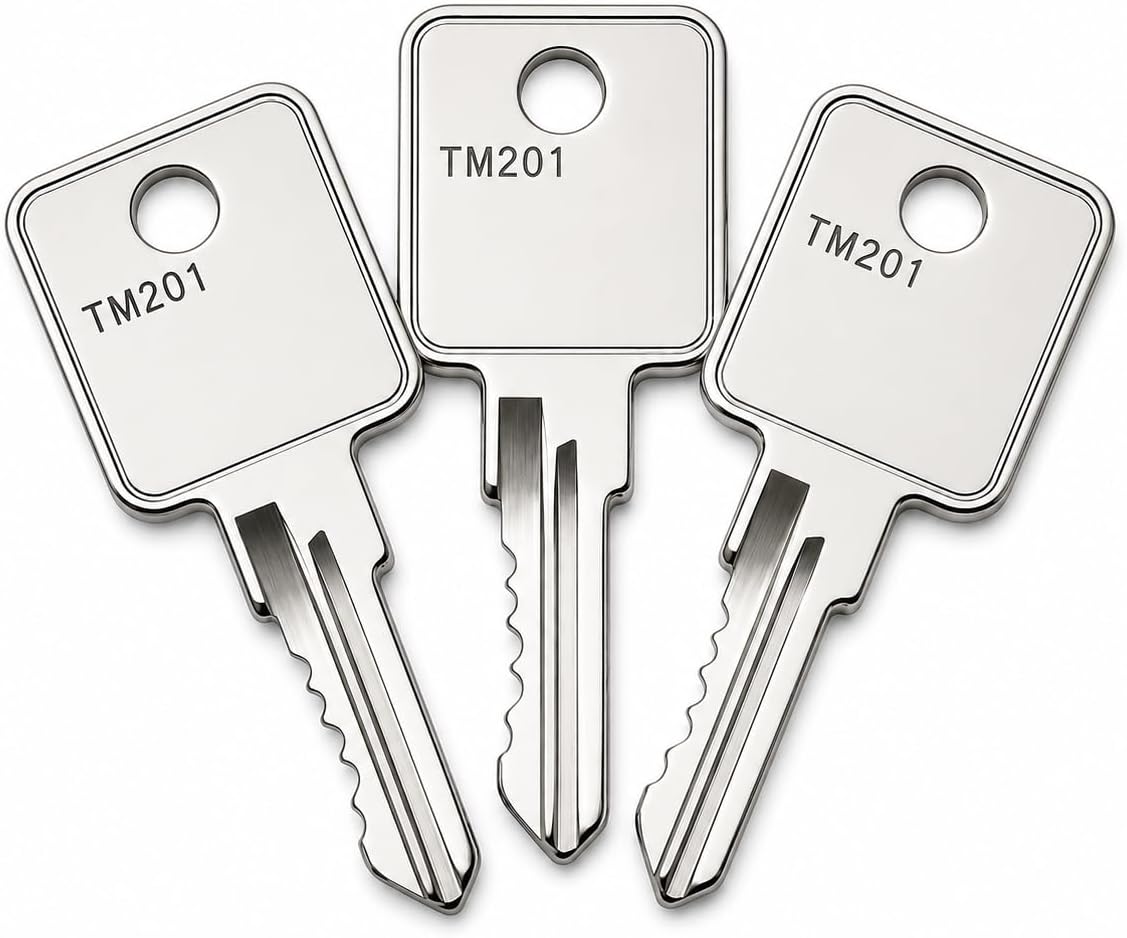 3-Pack TM211 Replacement Keys Compatible with Trimark RV Camper Motorhome, Cut to Code TM201-TM250