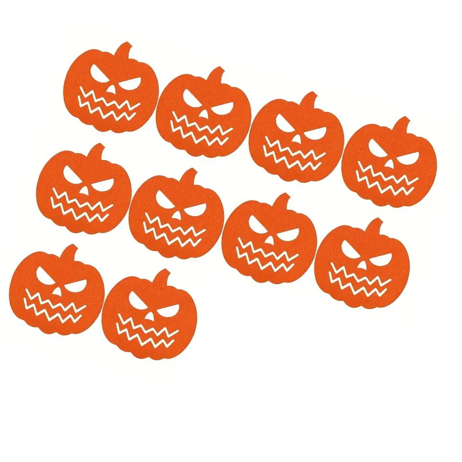Jazuaiao Halloween Felt Utensil Holders Candy Bag Cutlery Sleeves for Party Tableware Accessories Felt Candy Bag Clip