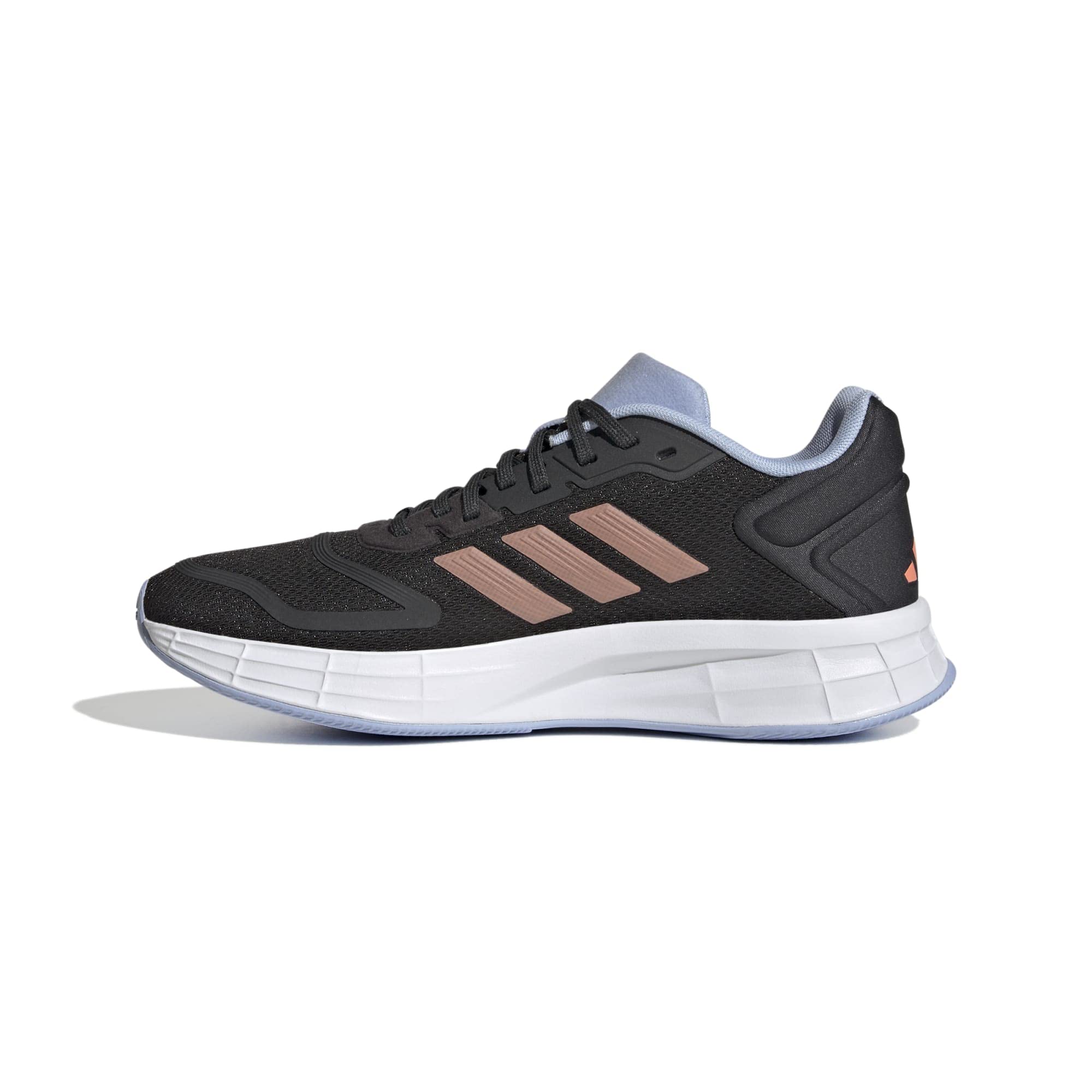 adidasWomens Duramo SL 2.0 Shoes , Color: Carbon/Coral Fusion/Blue Dawn, Size: 39 1/3 EU