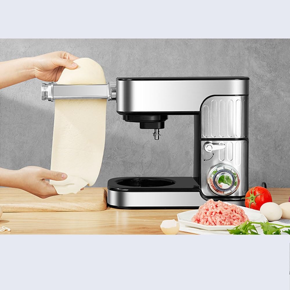 PAHION Processore Multi Food Stand Gastronomico Mixer all in One Cucina Macchina con Battitore, Il Gancio per Impastare, Frusta, Spremiagrumi, Frullatore E 7L Bowl, 1000W (Size : Dough Accessories)