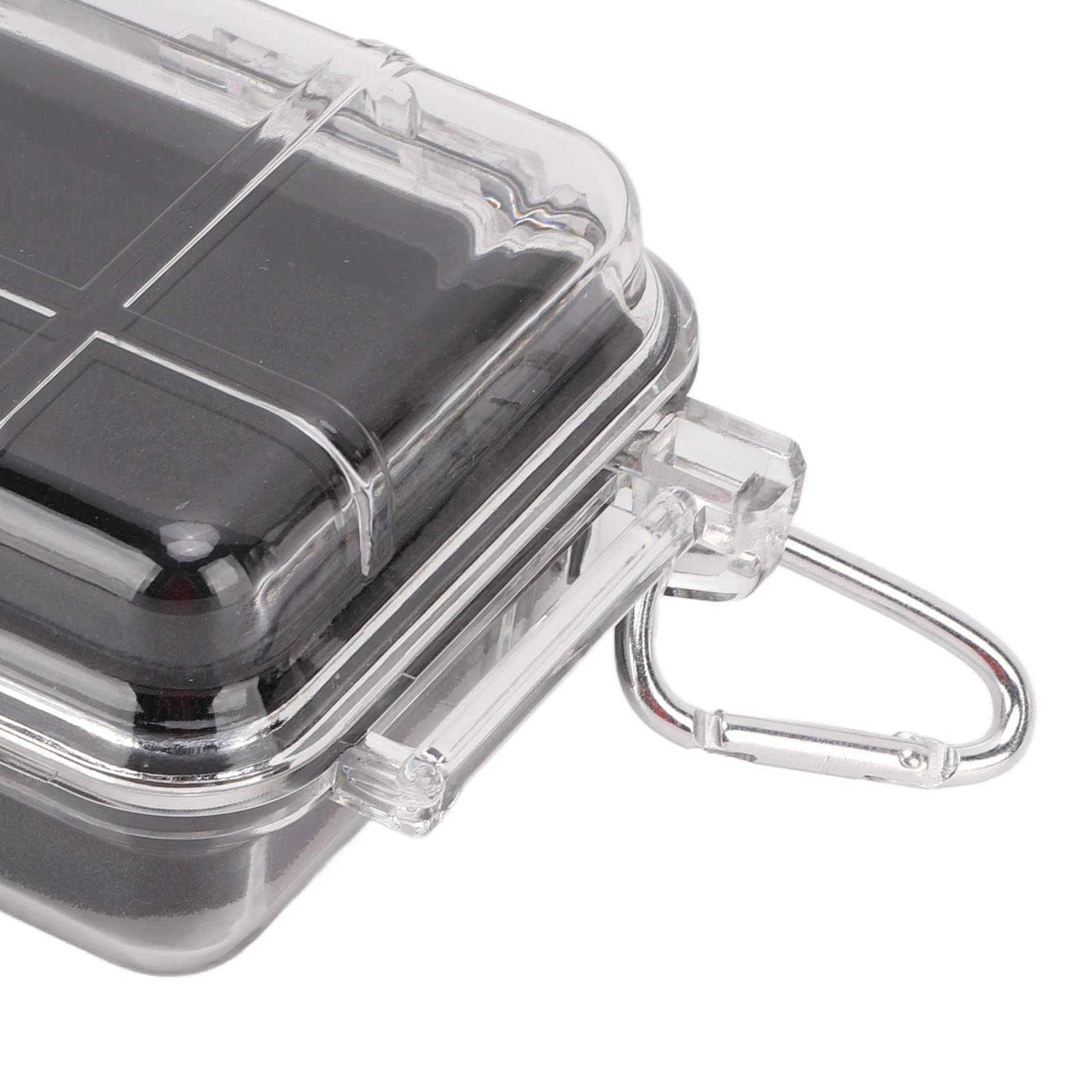 Scatola di Immagazzinaggio di Sopravvivenza Impermeabile Scatola di Plastica Antiurto con Rivestimento di Assorbimento degli Urti Custodia Ermetica Trasparente per Esterni per L'escursionismo in Campe