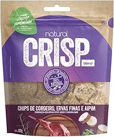 Petisco Natural Crisp Cães de Cordeiro, Ervas Finas e Aipim