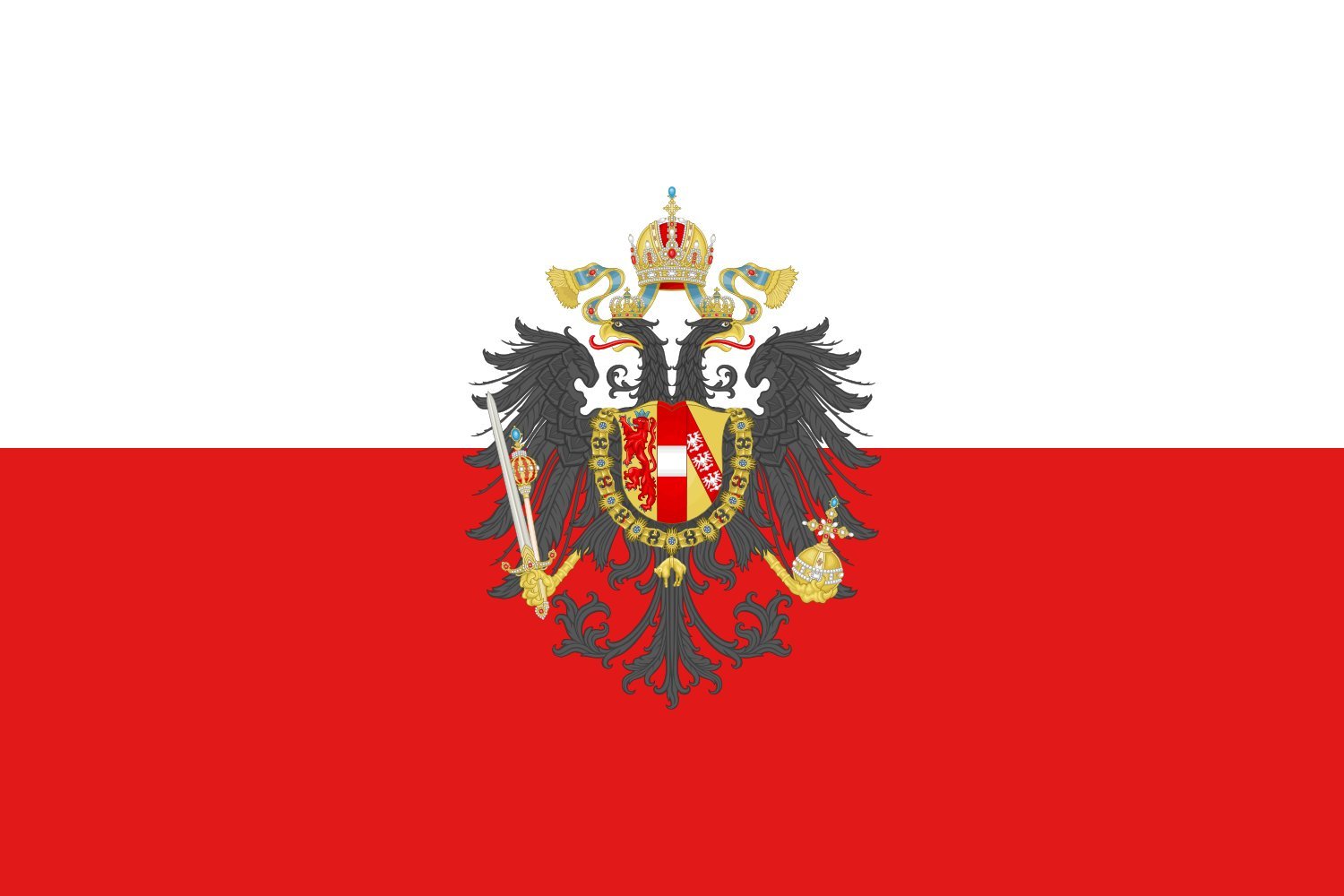 Drapeau Kingdom of Illyria 1,35m² format paysage grand format sans pliure tenace