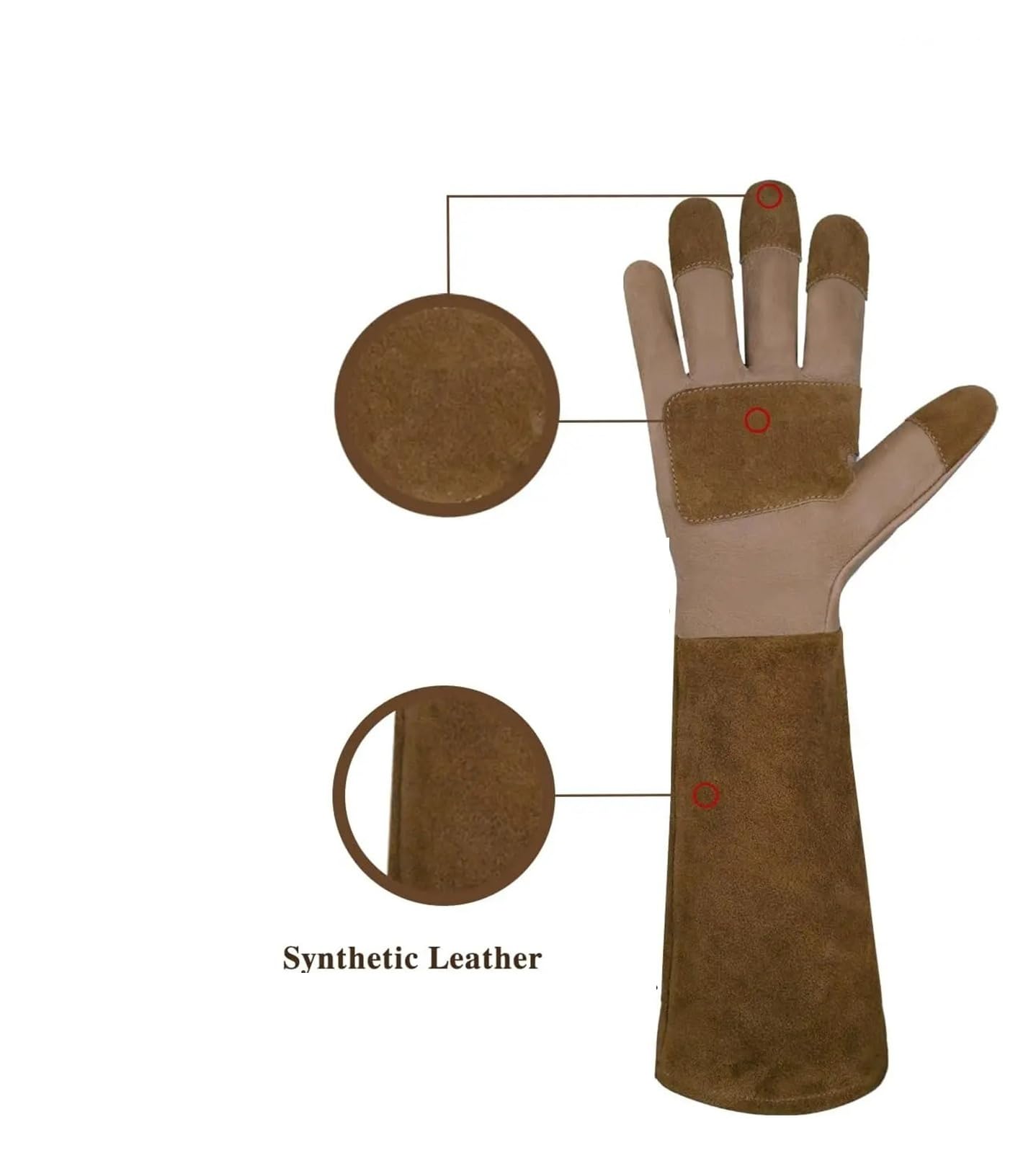 1 paire de gants jardinage longs pour Homme et Femme