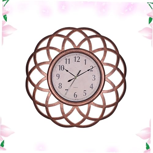 Vista 17 de ARTIBETTER Reloj de tiempo Reloj de pared vintage Plata